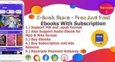eBook Store - Android Studio Code