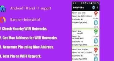 WiFi WPS Pro with Admob Ads - Android App