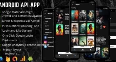 API App Template - Firebase and Analytics