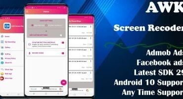 Screen Recorder With Audio - Android Source Code