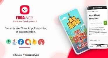 YOGAweb v2 - Android WebView Template