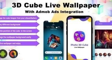 Android 3D Photo Cube Live Wallpaper