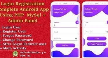 Android Login - Registration App With Admin Panel