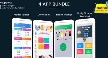 4 Android App Source Code Bundle