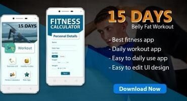 15 Days Belly Fat Workout - Android App Template