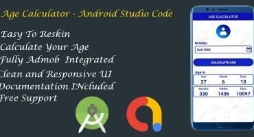 Age Calculator - Android Studio Code