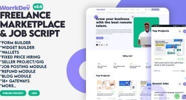 WorrkDev Freelancer Script Marketplace