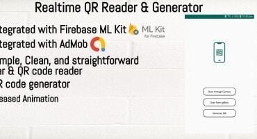 Realtime QR-Bar Code Reader And Generator Android
