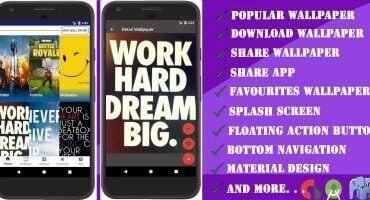 Android Wallpaper Quotes with Admin Panel