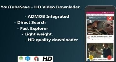 YoutubeSaver - HD Video downloader For Android