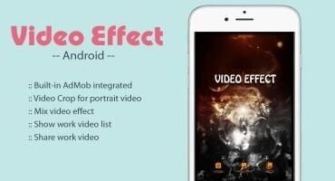 Video Effect On Video - Android App Source Code
