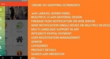 DoSHopping eCommerce App With Laravel Admin Panel