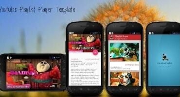 Youtube Playlist Player - Android App Template