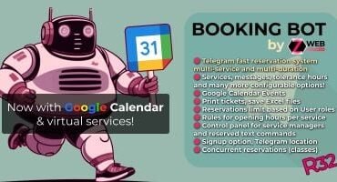 Zweb Booking Telegram Bot