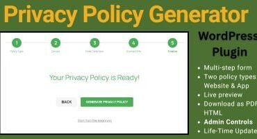 Privacy Policy Generator WordPress Plugin