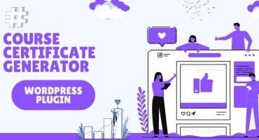 Course Certificate Generator WordPress Plugin