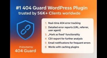 404 Guards Smart 404 Error Tracker WordPress