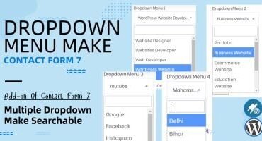 Contact Form 7 to Make Searchable Dropdown Plugin