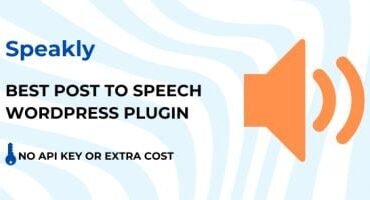 Speakly - Post to Speech WordPress