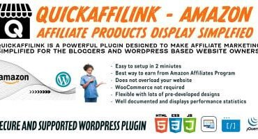 QuickAffiLink - Amazon Affiliate Products Display
