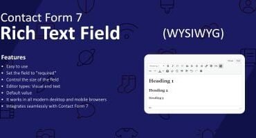 Rich Text Field for Contact Form 7