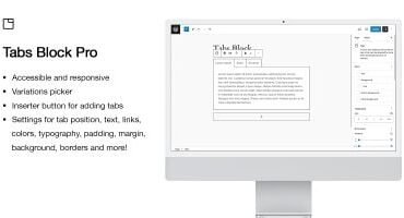 Tabs Block Pro for WordPress