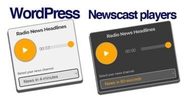 Wordpress News Radio Player Plugin