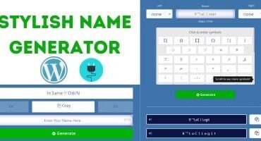Stylish Name Generator Plugin For Wordpress