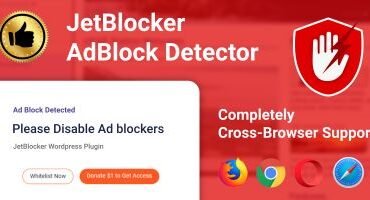 JetBlocker - Anti AdBlock  WordPress Plugin