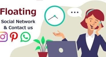Floating Social Network And Contact Us WP Plugin