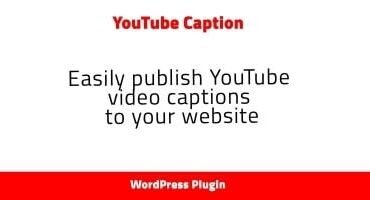â€‹YT Captions - WordPress Plugin