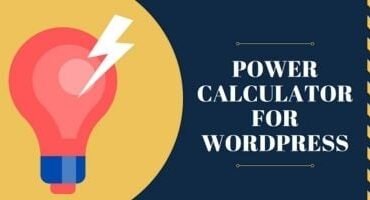 Power Calculator For Wordpress