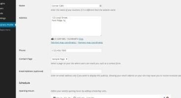 Business Contact Info WordPress Plugin