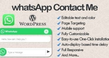 WhatsApp Contact Me - WhatsApp Chat WordPress