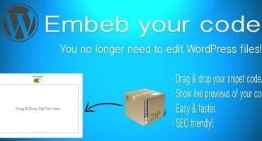 Embed your code - WordPress Plugin