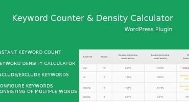 Keyword Counter WordPress Plugin