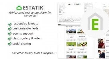 Estatik - Real Estate Plugin For WordPress