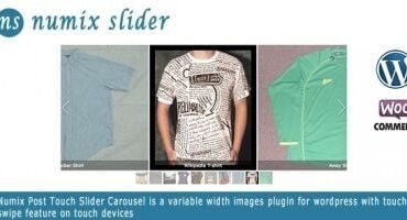 Numix Touch Slider Carousel - WordPress Plugin