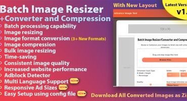 Batch Image Resizer Converter and Compression
