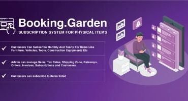 Booking.Garden  Subscription System