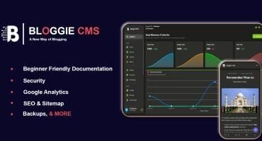 Bloggie - A Personal Blog Laravel CMS