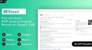 Based - Google CSE PHP Search Engine Script