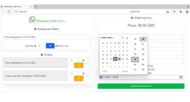 WhatsApp Order Form