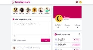WireNetwork Social Media Networking Platform