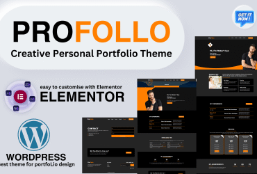 Profollo Creative Portfolio WordPress Theme