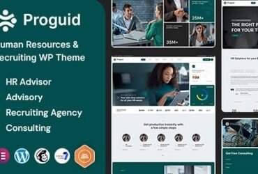 Proguid â€“ Human Resources & Recruiting WordPress Theme