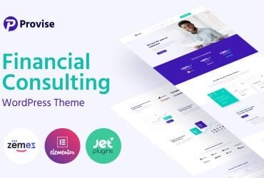 Provise - Special Financial Consulting WordPress Elementor Theme