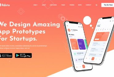 Rdsto - App Responsive WordPress Theme