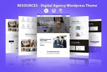 Resources - Digital Agency WordPress Theme