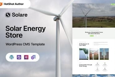 Solare - Solare Energy WordPress Elementor Theme